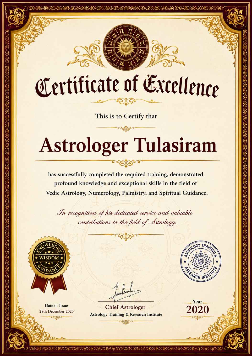 Certification 1